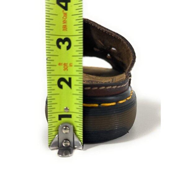 Vtg Doc Dr Martens Flower Cutout Chunky Sandals Womens Sz US 5 Made In England - Picture 13 of 14